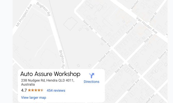 Workshop location map